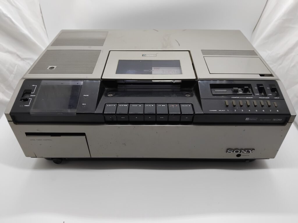 Magnétoscope Betamax de Sony.