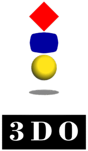 Logo de The 3DO Company (1991-2003).