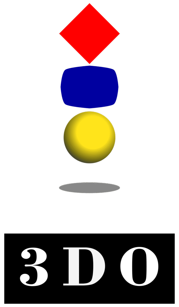 Logo de The 3DO Company (1991-2003).